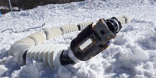 EELS on loose snow.
